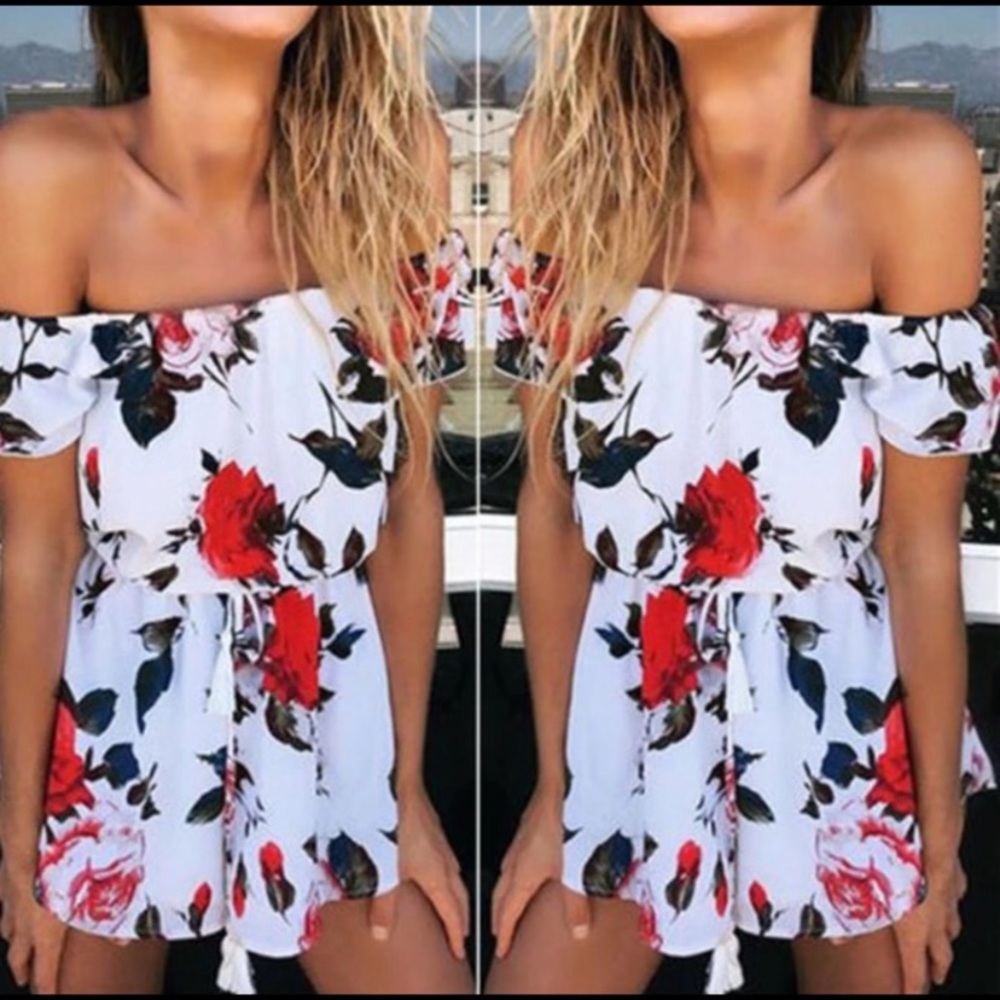 🌺Floral Romper